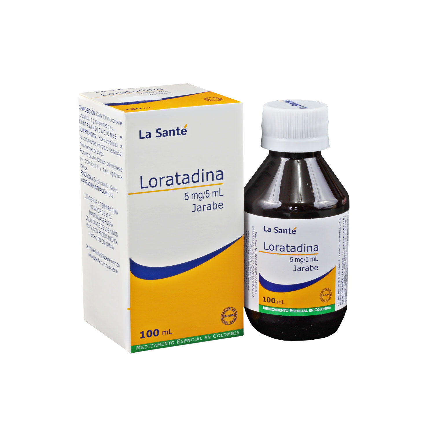 Alledryl Loratadina 5 mg / 5 mL Jarabe 60 mL